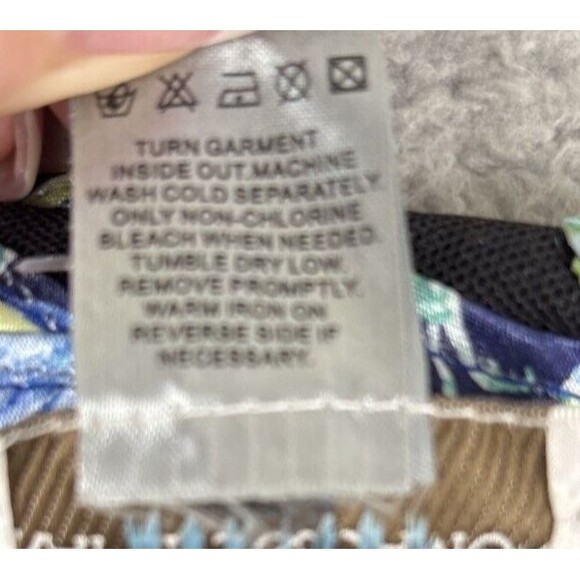 DRAPERS & DAMONS Stunning Blue & Black Zippered Blouse Jacket Size PXL - Picture 5 of 8